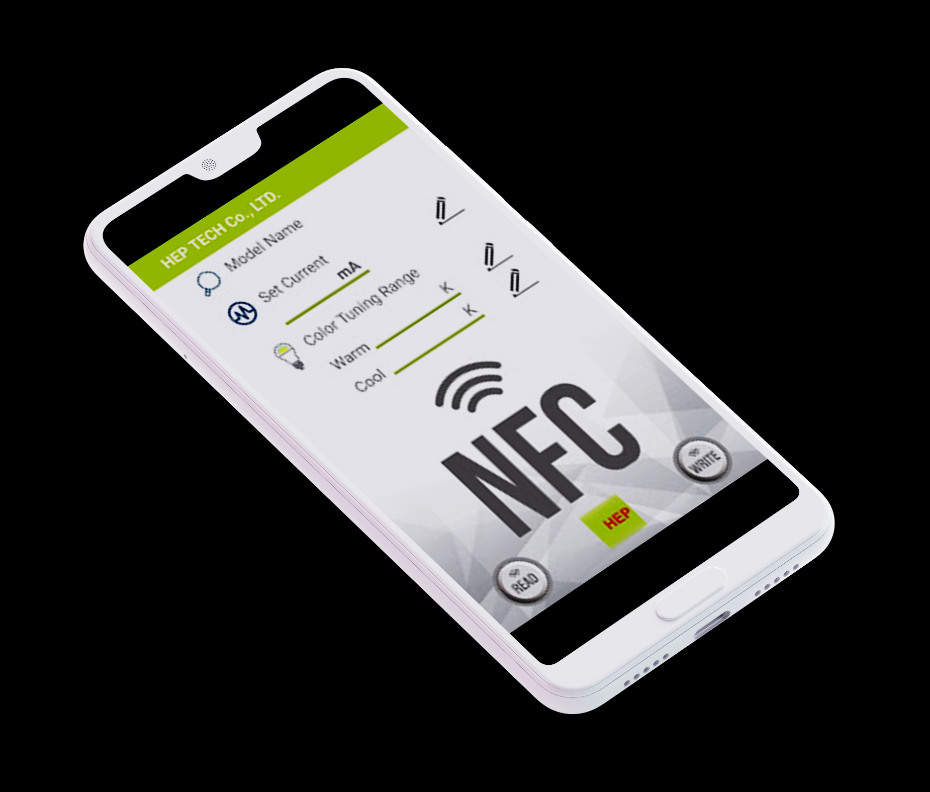 HEP NFC App